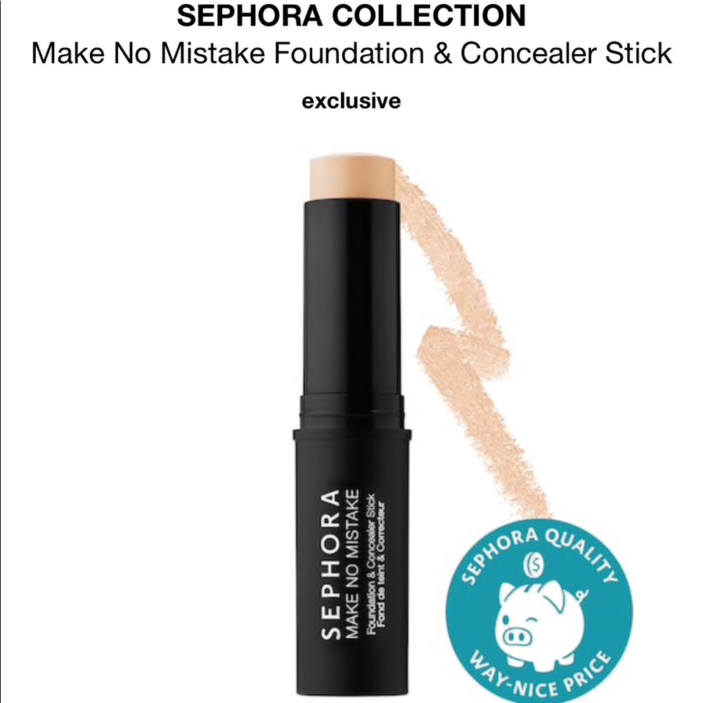 Make No Mistake Foundation & Concealer Stick
